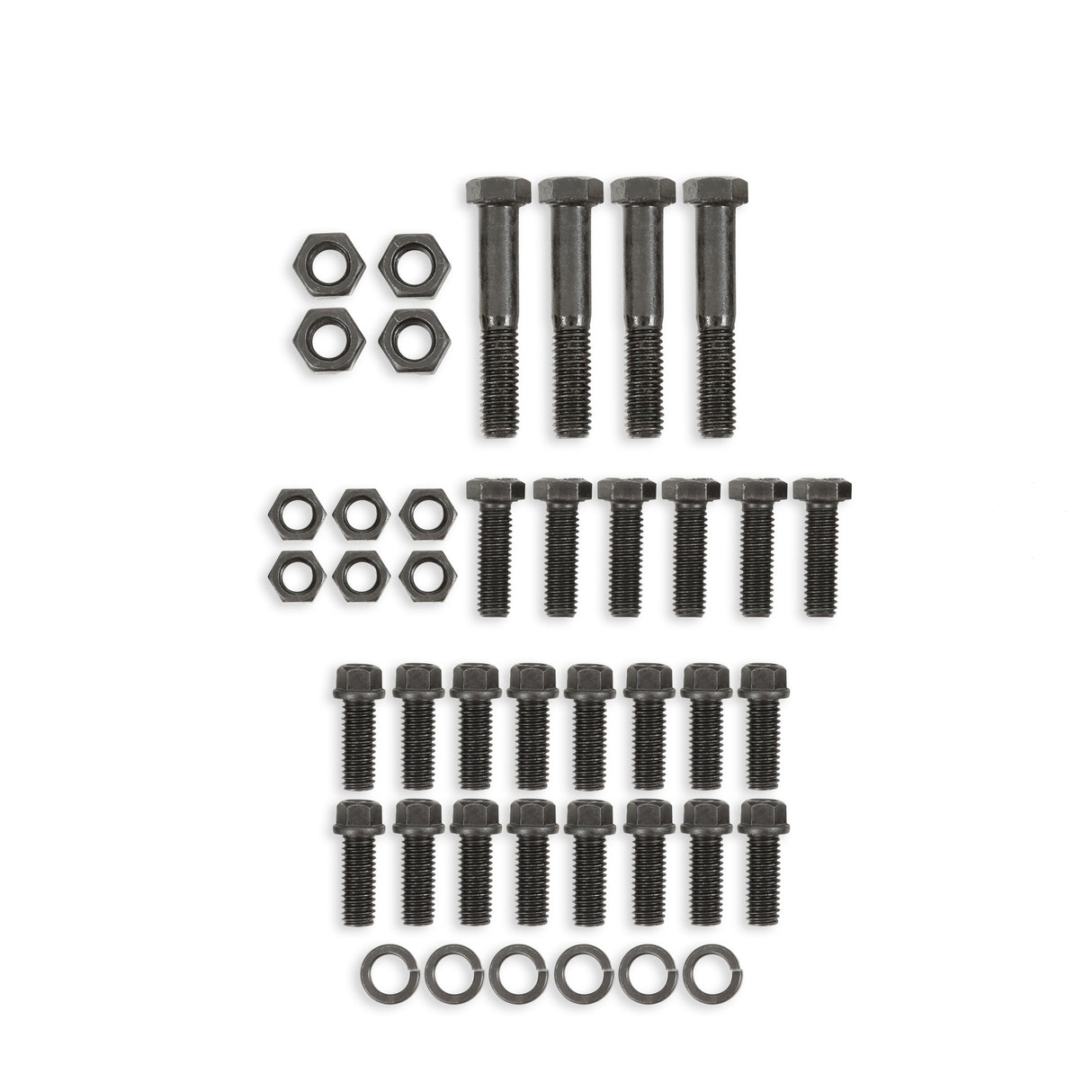 Flowtech Shorty Headers - Black Painted - 91627FLT