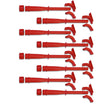 MSD Hemi Tubes, Red - 34759
