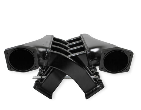 Holley 820242 Sniper EFI Fabricated Intake Manifold Dual Plenum 102mm LS1/2/6, Rail Kit - Blk