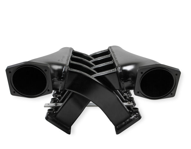Holley 820242 Sniper EFI Fabricated Intake Manifold Dual Plenum 102mm LS1/2/6, Rail Kit - Blk