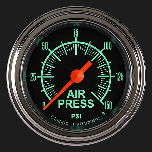 Classic Instruments G/Stock 2 1/8" Air Pressure Gauge - GS118SLF