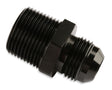 Mr Gasket Straight -6 AN To 3/8 Inch NPT Adapter - Black - 481666-BL