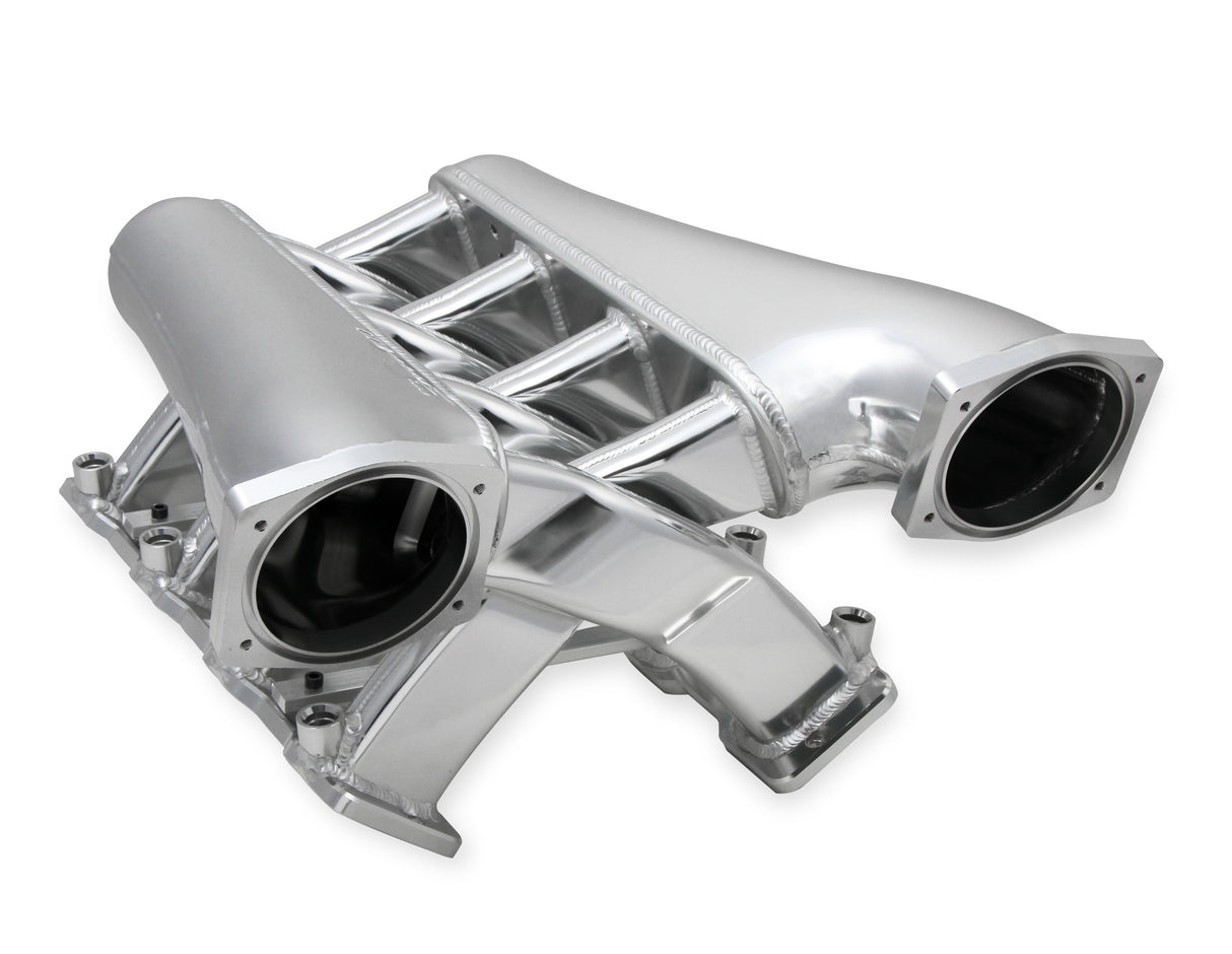 Holley 820241 Sniper EFI Fabricated Intake Manifold Dual Plenum 102mm LS1/2/6, Rail Kit - Slvr