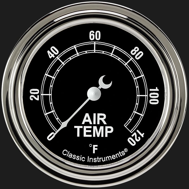 Classic Instruments Traditional 2 5/8" Outside Air Temp Gauge - TR399SLF