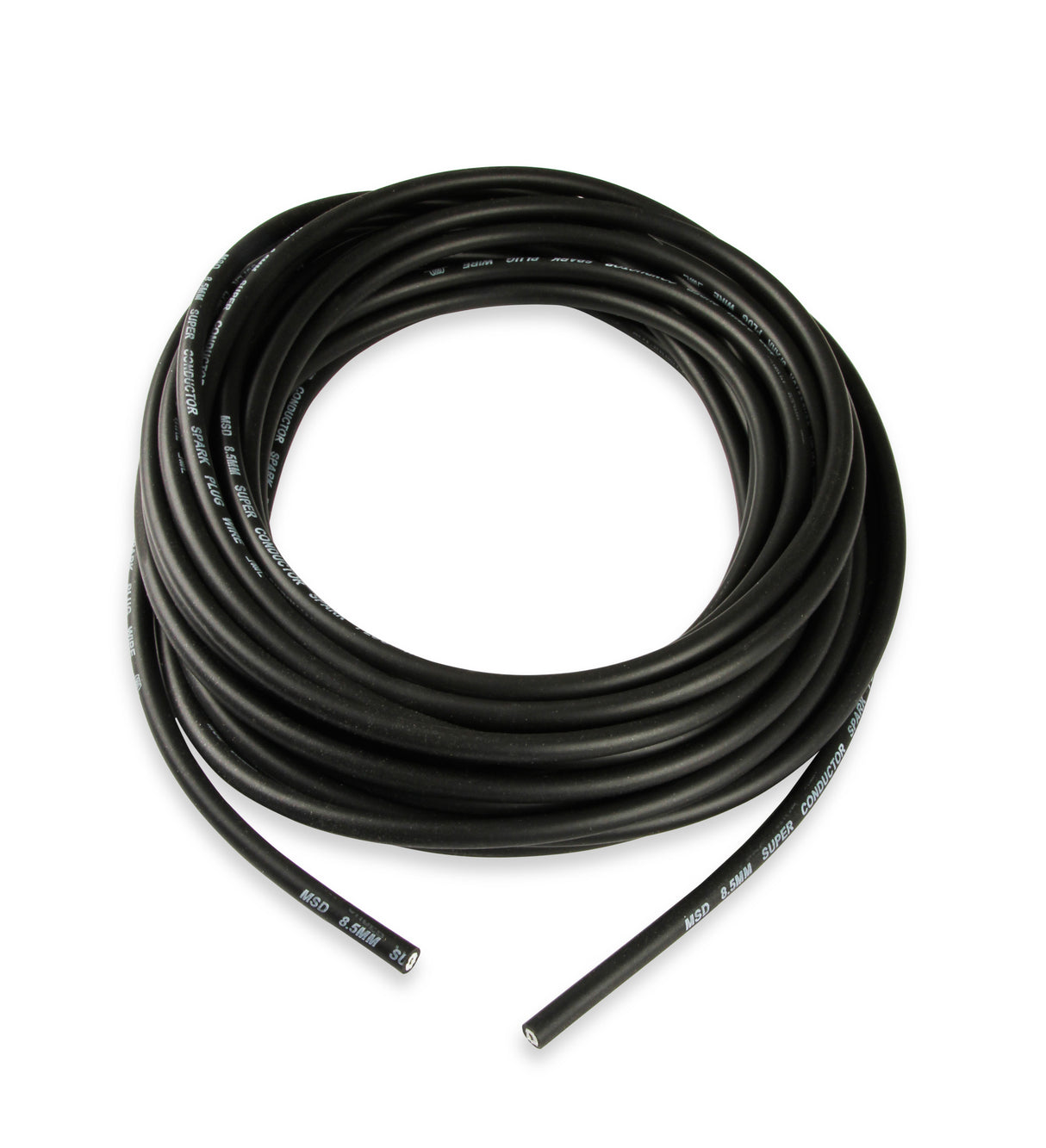 MSD Super Conductor Spark Plug Wire, Black 8.5mm, 50 Ft - 34023