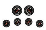 Classic Instruments Velocity Black Six Gauge Set 301 - VS301BBLF
