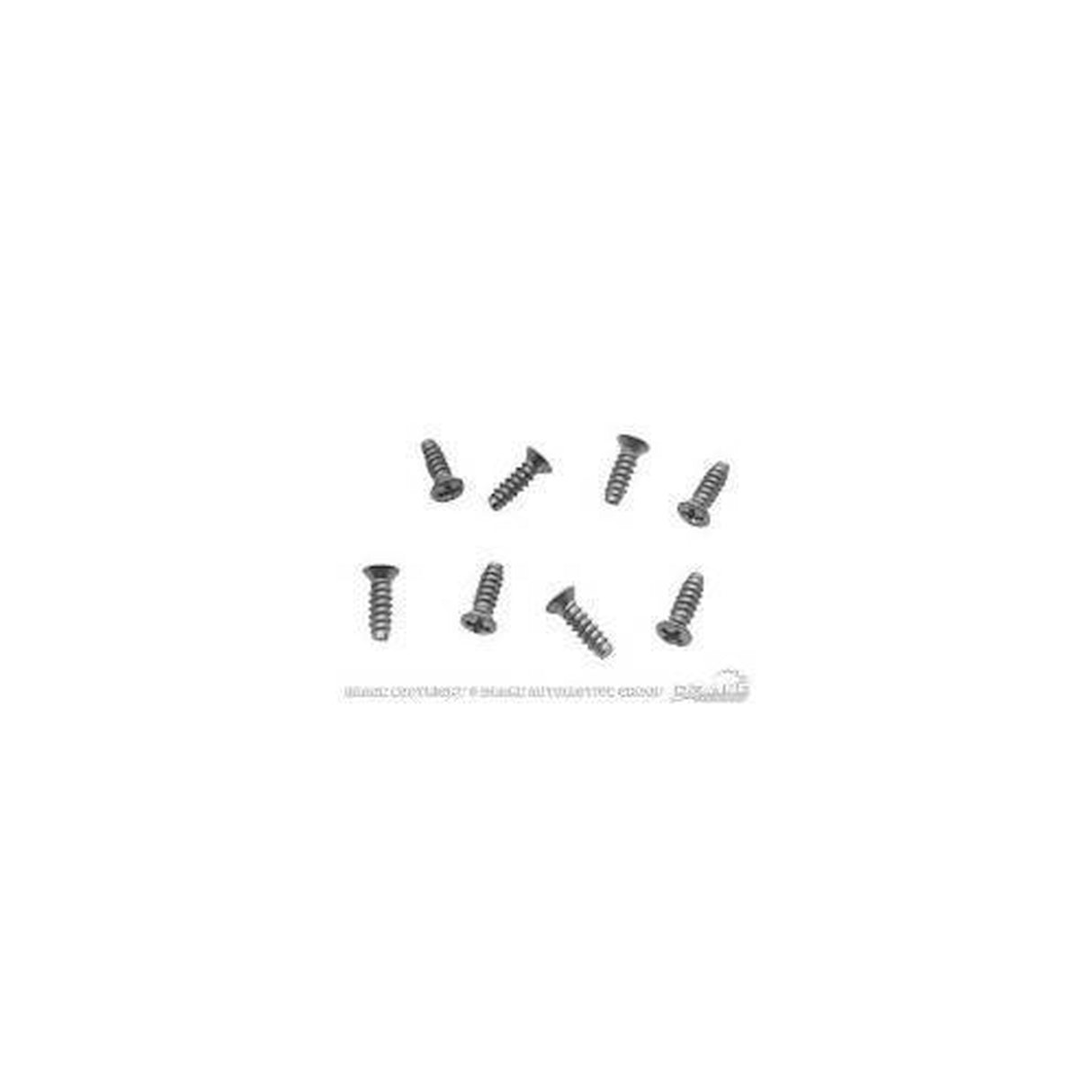 Scott Drake Tail Light Bezel Screw Kit, 8 piece - 50398-SK