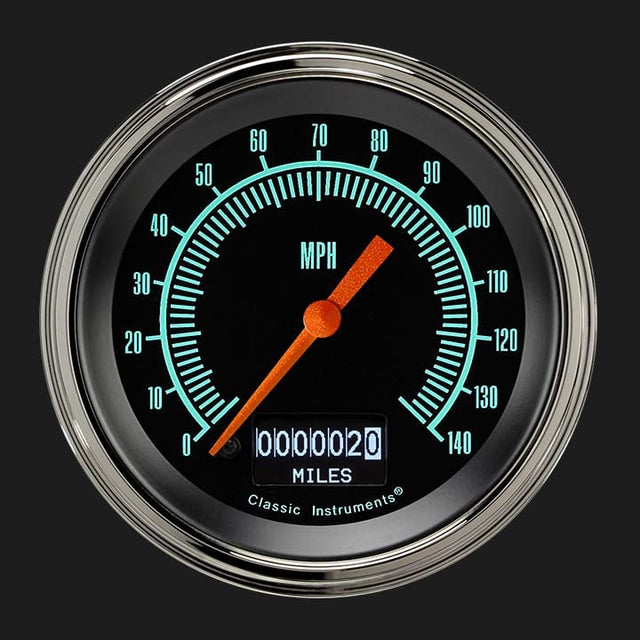 Classic Instruments G/Stock 3 3/8" Speedometer with Information Screen - GS55DSLF