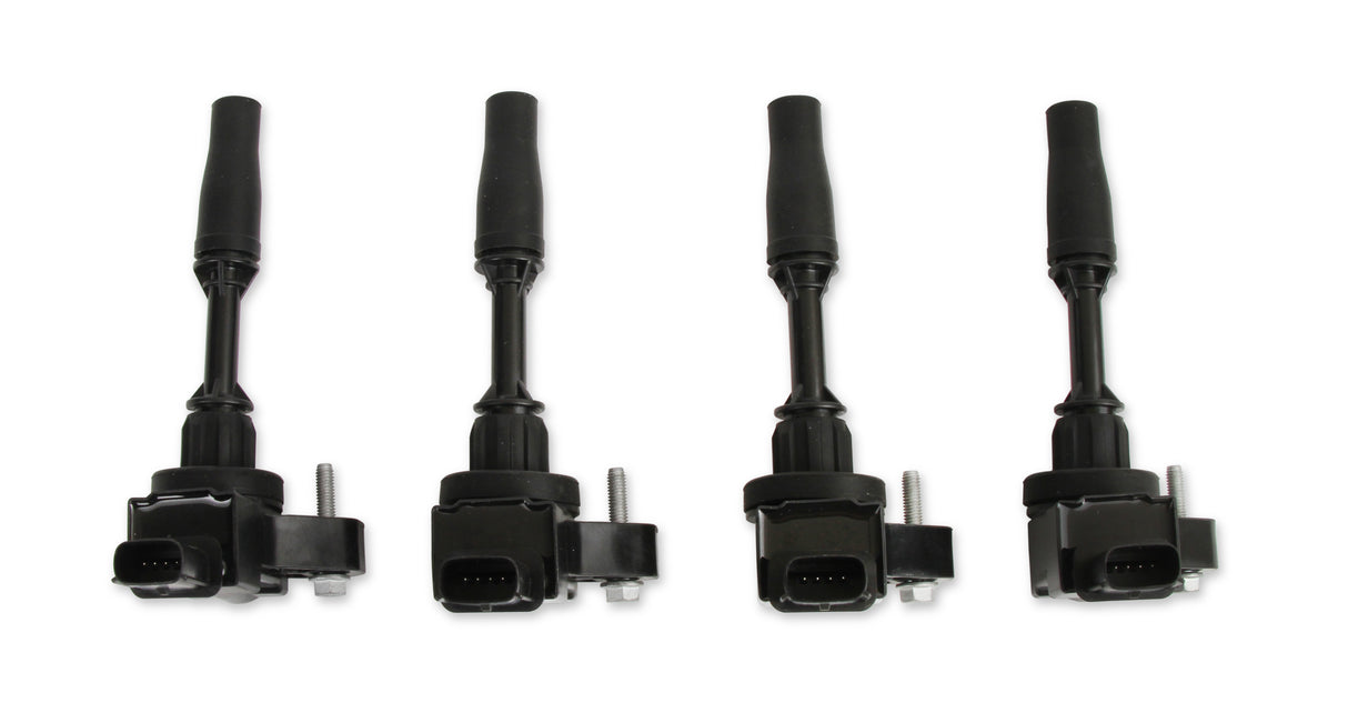 ACCEL Ignition Coils - General Motors 2.0L Turbo, 2.5L, engines, Black, 4-Pack - 140086K-4