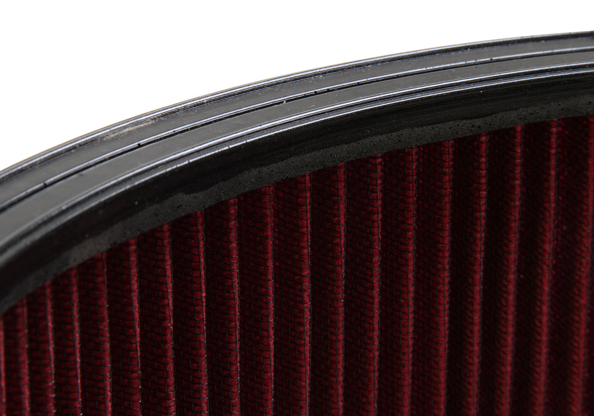 Holley 120-4560 4500 Drop Base Air Cleaner Chrome w/6" Red Washable Gauze Filter