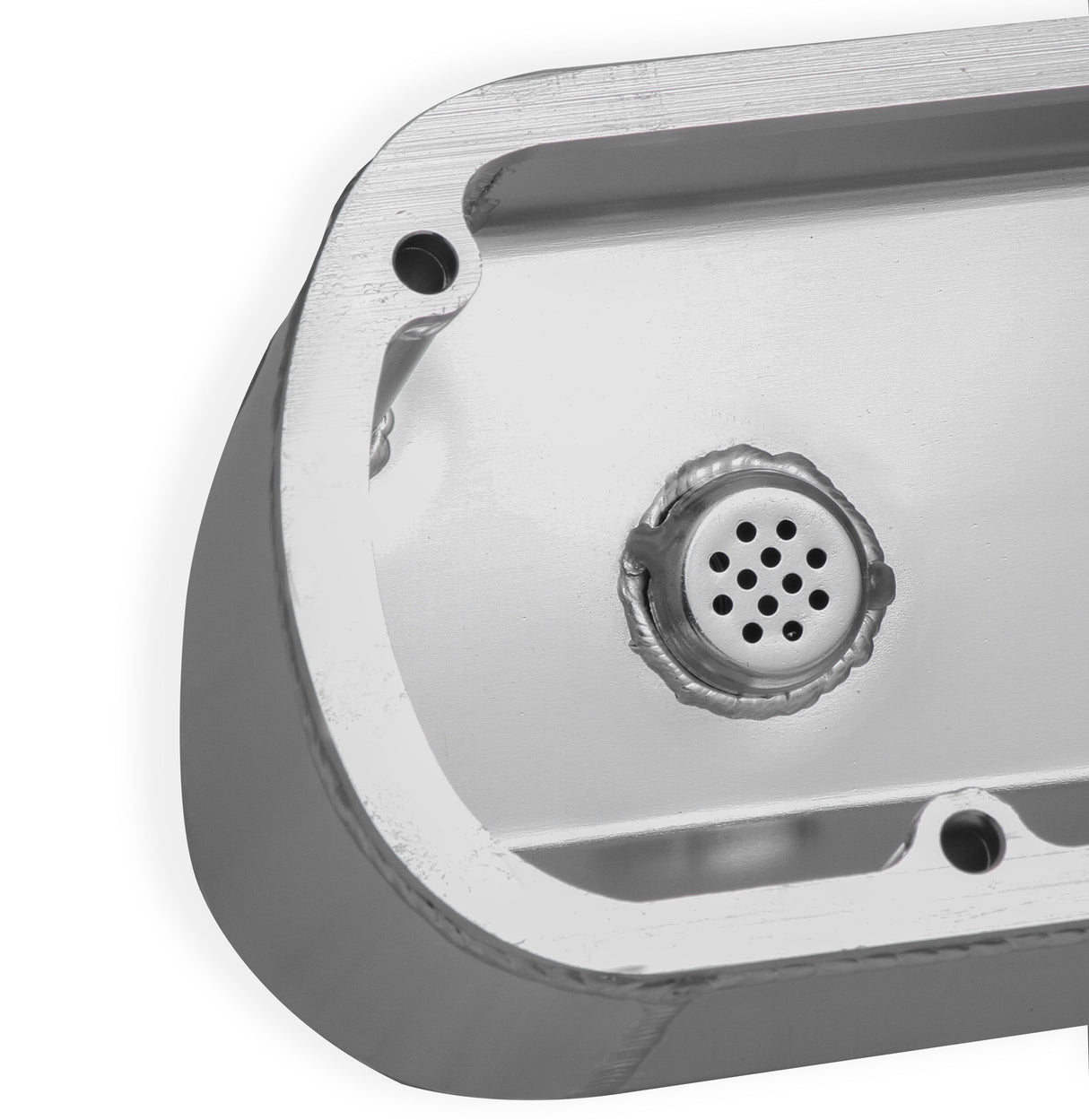Holley 890013 Sniper Valve Cover - Fabricated Aluminum - Ford Small Block - Tall - Anodized