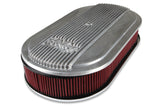 Holley 120-400 Vintage Series Oval Air Cleaner - Natural Cast