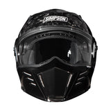 Simpson Motorcycle Mod Bandit Helmet - Forged Carbon - Large - M59FCLG
