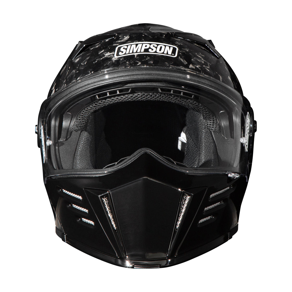 Simpson Motorcycle Mod Bandit Helmet - Forged Carbon - Small - M59FCSM