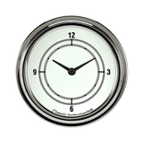 Classic Instruments Classic White 2-5/8" Clock - CW92SLF