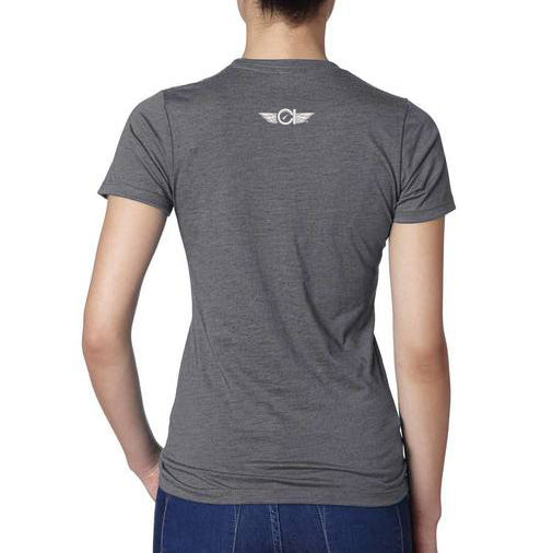 Classic Instruments RED/WHITE/BLUE FRONT LOGO WOMEN'S SHIRT - CIAP-TSRWBWL
