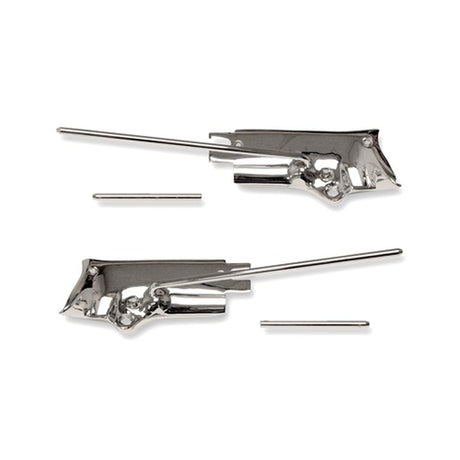 Scott Drake 67-68 Convertible Sun Visor Brackets & Rods - C7ZZ-7604144-5A
