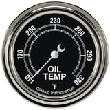 Classic Instruments Traditional 2-5/8" Oil Temperature Gauge - TR328SLF