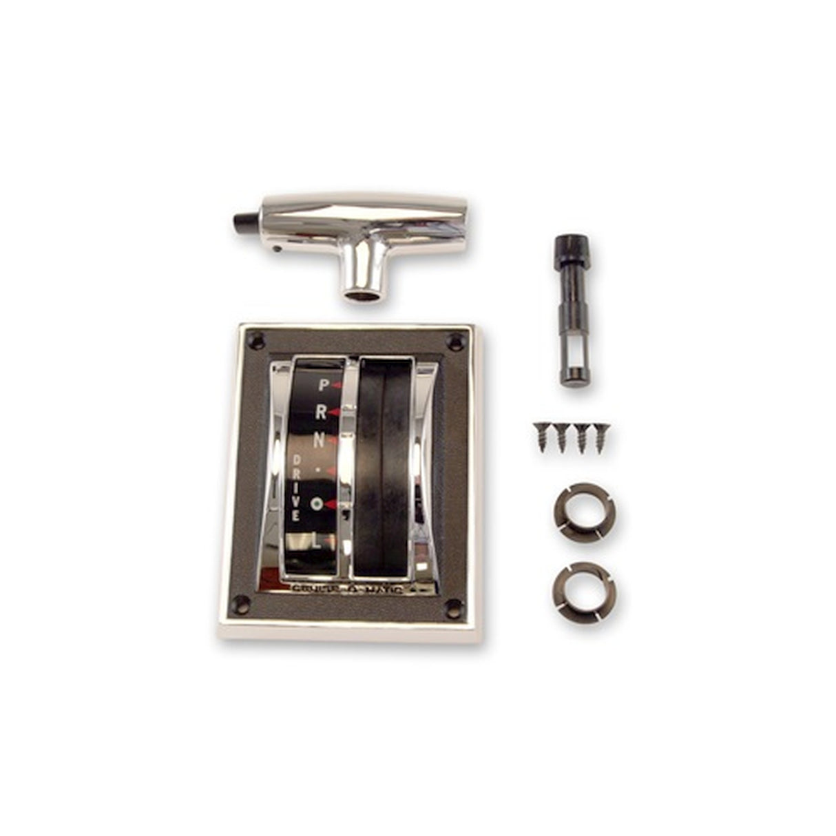 Scott Drake Shifter Bezel & Knob Kit - KIT-TRN-1