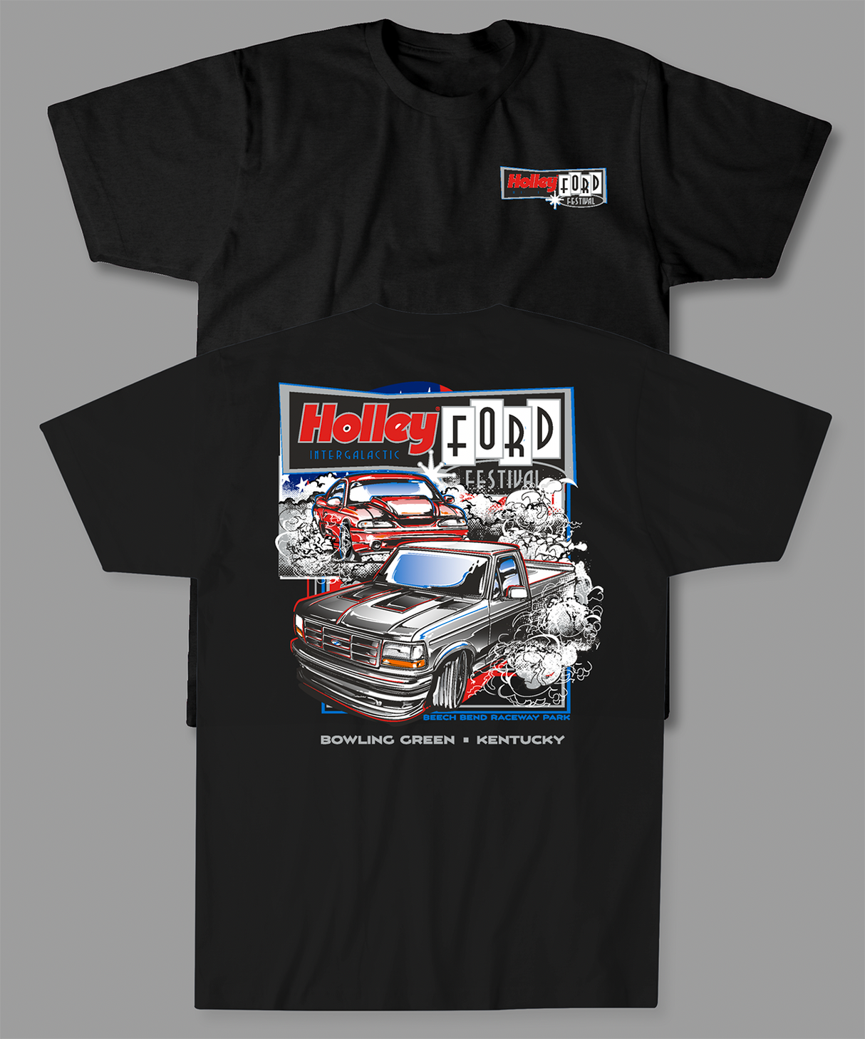 Holley 10505-SMHOL Ford Fest Burnout Tee