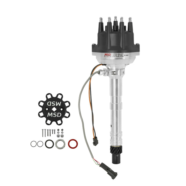 MSD Chevy Cam Sync Distributor, Hall-Effect, Standard Cap - 2357