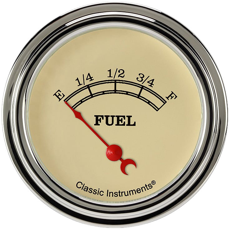 Classic Instruments Vintage 2-5/8" Fuel Level Gauge - VT209SLF