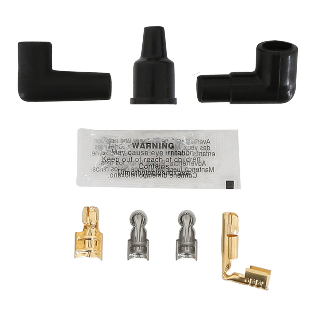 ACCEL Single Wire Replacement Kit - Straight and 90° Spark plug boots - Universal - Black - 170500K