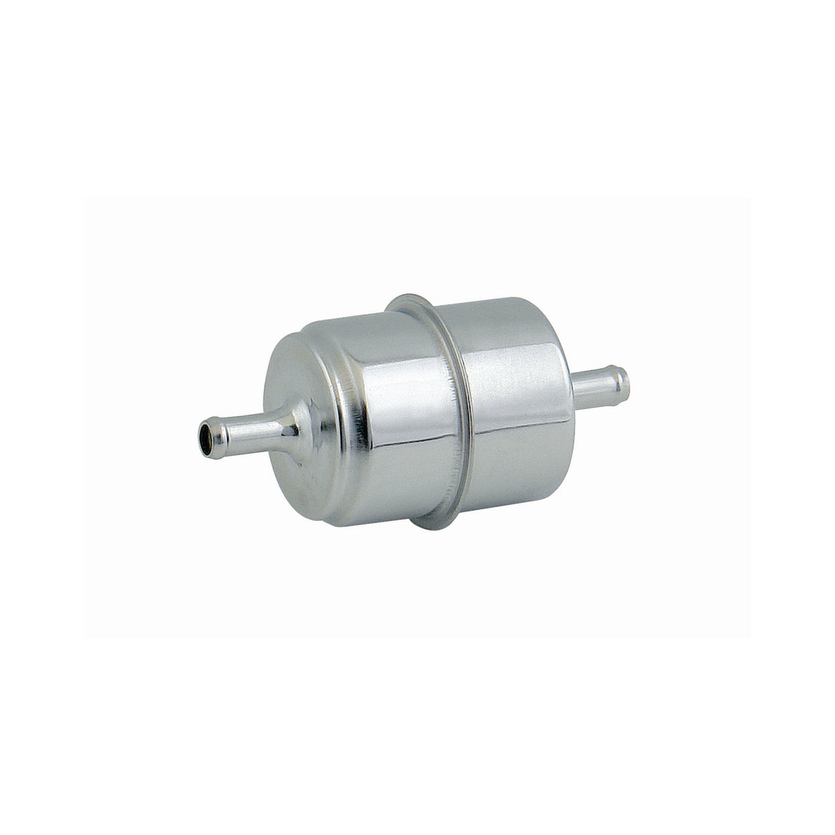 Mr Gasket Chrome Fuel Filter - Fits 5/16 Inch Hose - 9745