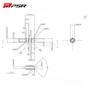 Pulsar PSR Turbo Water Cooling Fitting Kit -6 AN for PT/X28 PT/X30 PT/X35 GEN I/II PSR3584 GEN2 PTG25 PTG30 PTG35 PTG42