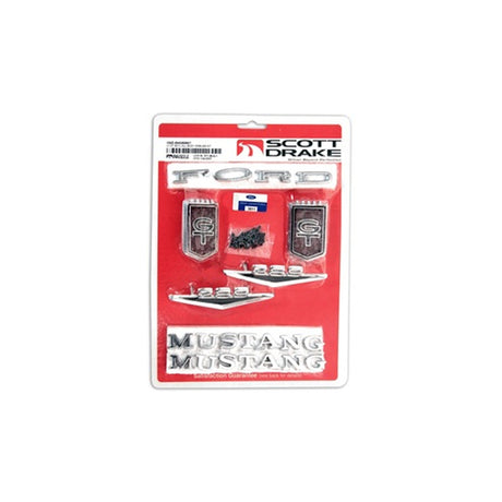 Scott Drake Emblem Kit, GT - C5ZZ-65402828GT