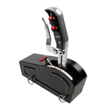 B&M Automatic Gated Shifter - Magnum Grip Stealth Pro Stick - Two Tone - Dual Button - 81104