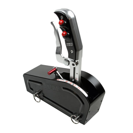 B&M Automatic Gated Shifter - Magnum Grip Stealth Pro Stick - Two Tone - Dual Button - 81104