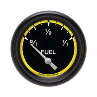 Classic Instruments Autocross Yellow 2-5/8" Fuel Level Gauge (240-33 Ohm) - AX209YBPF