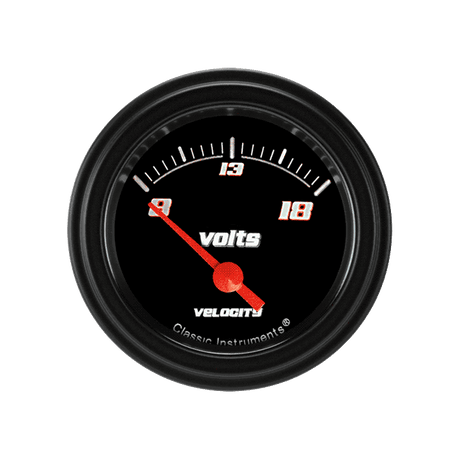 Classic Instruments Velocity Black 2 1/8" Volt - VS30BBLF