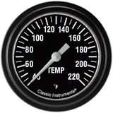 Classic Instruments Hot Rod 2-5/8" Stock Eliminatorin Temperature Gauge - HR329BLF