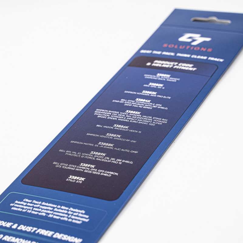 CTS Laminated Tear Offs for RaceQuip Vesta 15, Vesta 20 (33886K)