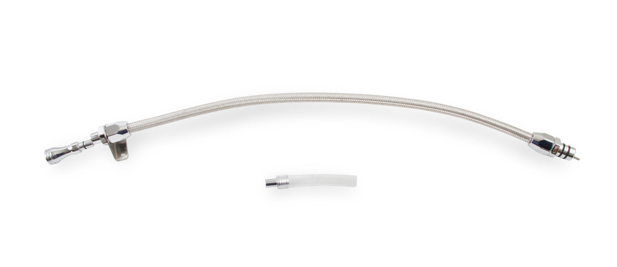 Mr Gasket Automatic Transmission Dipstick & Tube - Braided Stainless Steel - 9704G