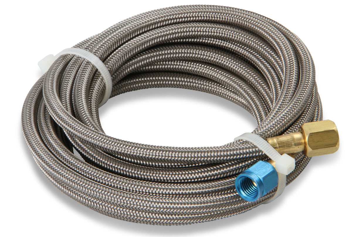 NOS Stainless Steel Braided Hose -4AN 14-foot Blue - 15295NOS