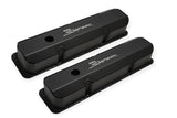 Holley 890001B Sniper Valve Cover - Fabricated Aluminum - Ford FE - Tall - Black Finish