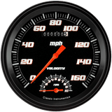 Classic Instruments VELOCITY BLACK 5IN SPEEDTACHULAR - VS50BBLC