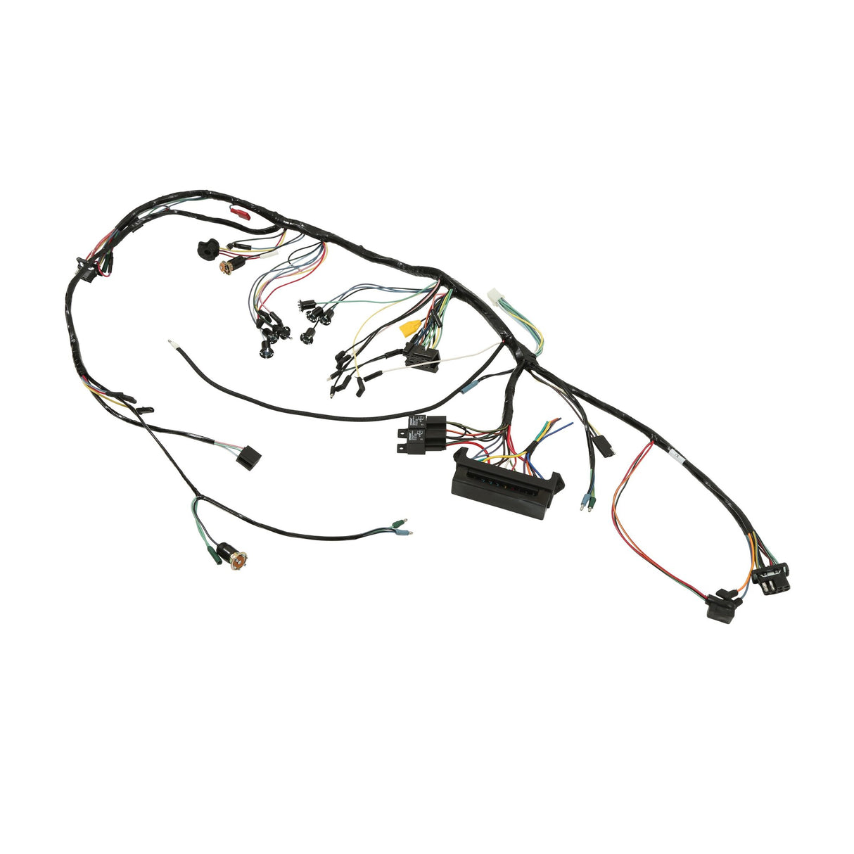 Scott Drake Under-Dash Harness with Premium Fuse Box and Relays - C6ZZ-14401-PFB