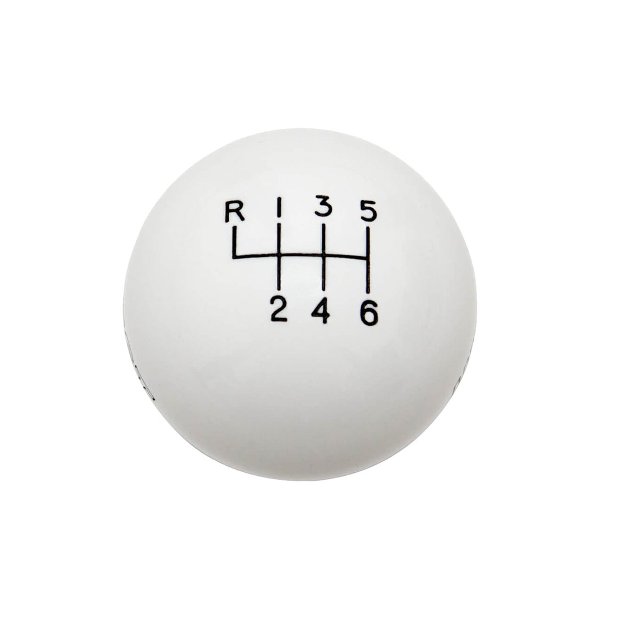 Hurst Shift Knob - 6-Speed - White - Ford - 1630225