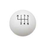Hurst Shift Knob - 6-Speed - White - Ford - 1630225