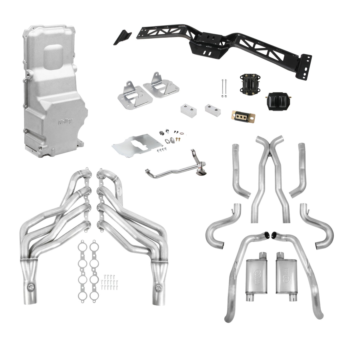 Holley GM 68-72 A-Body Level 4 LS Swap Essentials - Automatic and Manual - SE4-GMA-LSXF-AM