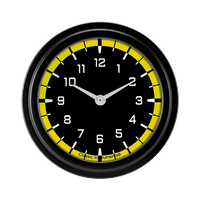 Classic Instruments AutoCross Yellow 2-5/8" Clock - AX92YBLF