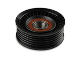 Holley 20-142P LS High-Mount A/C Accessory Drive Kit - Includes SD7 A/C Compressor, Tensioner, & Pulleys- Polished Finish