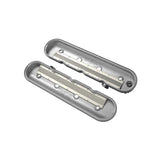 Holley 241-131 Vintage Series Finned LS Valve Covers, Standard Height - Polished