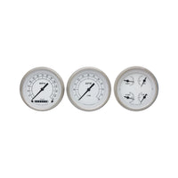 Classic Instruments Classic White Three Gauge Set - CW03SLF