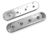 Holley 890014 Sniper Valve Cover - Fabricated Aluminum - GM LS Engines - Natural Anodized