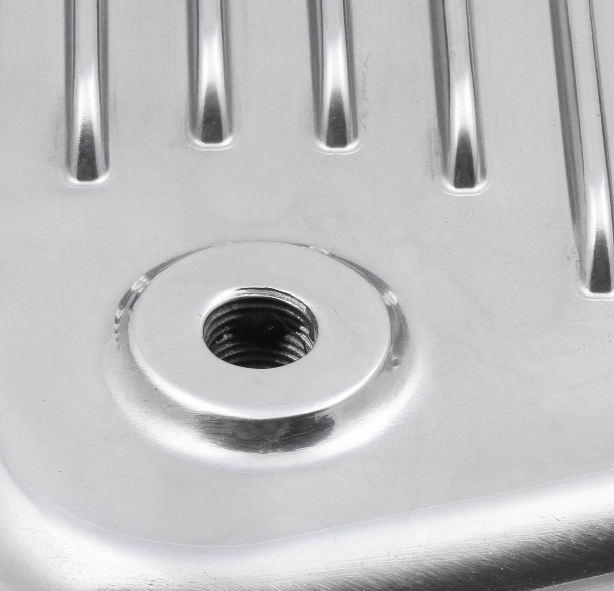 Mr Gasket Transmission Oil Pan - Polished Aluminum - 9796PMRG